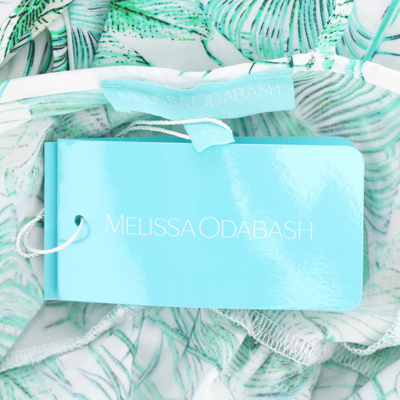 Mellisa Odabash Palm Print Kaftan Dress. Size XS