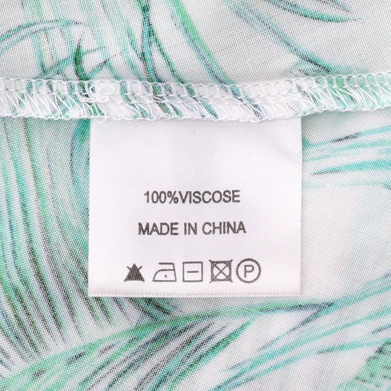 Mellisa Odabash Palm Print Kaftan Dress. Size XS