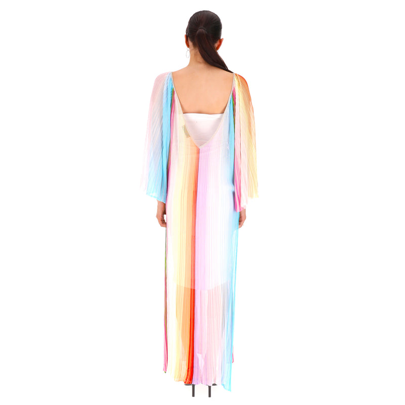 Missoni Crochet-Knit Striped Beach Dress/Cover Up. Size S