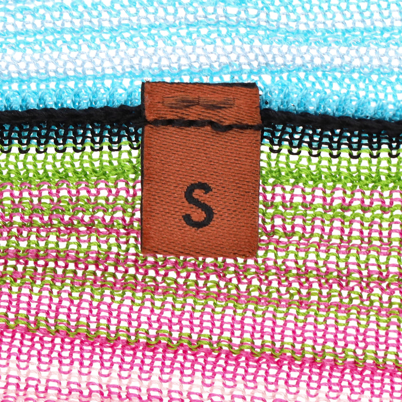 Missoni Crochet-Knit Striped Beach Dress/Cover Up. Size S