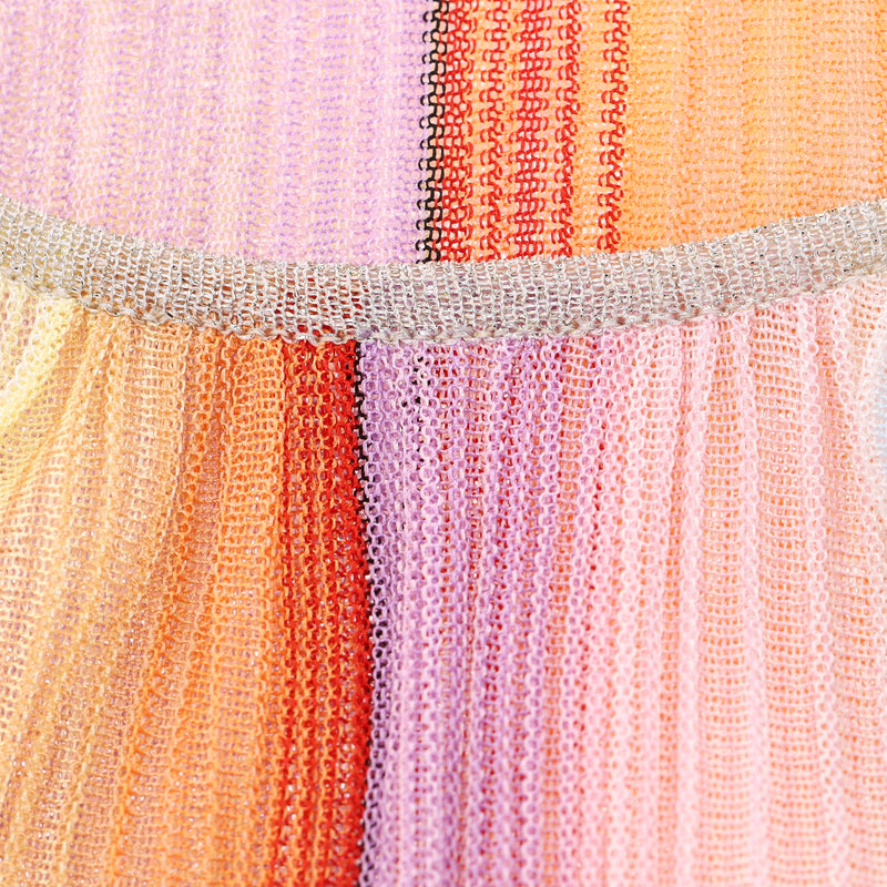 Missoni Crochet-Knit Striped Beach Dress/Cover Up. Size S