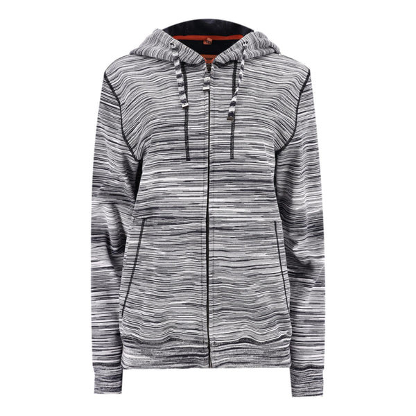 Missoni Space-Dyed Cotton Zipped Hooded Sweatshirt. Size M