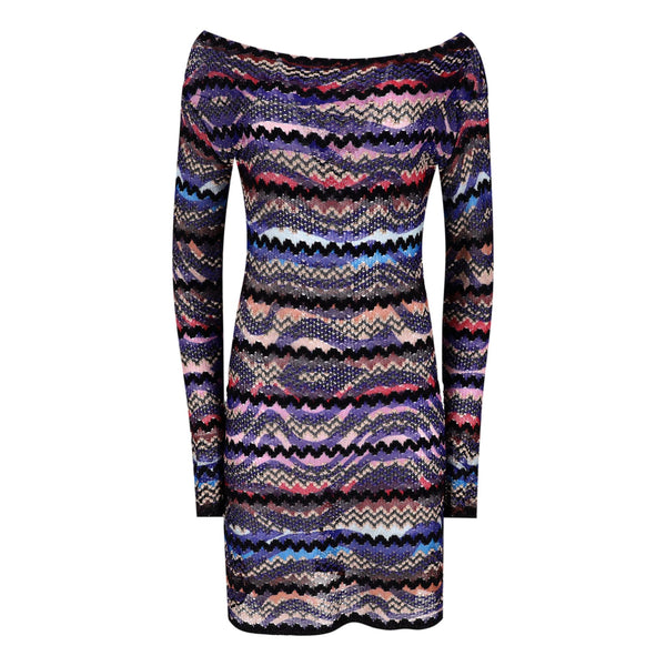 Missoni Zigzag Knitted Dress. Size 44IT