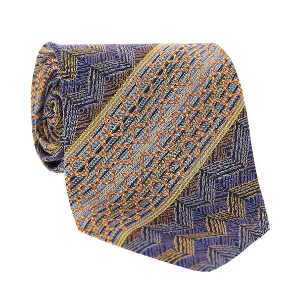 Missoni Geometric Pattern Silk Tie
