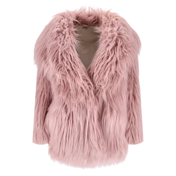 Miu Miu Faux Fur Coat. Size 38IT
