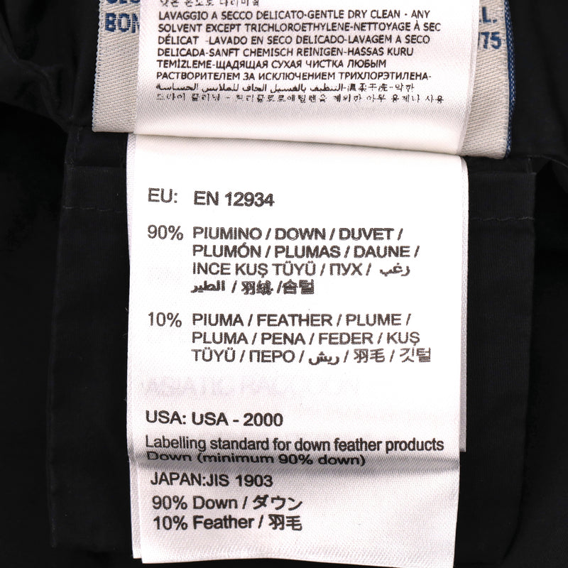 Moncler Down Fur-Trim Hood Jacket. Size 0