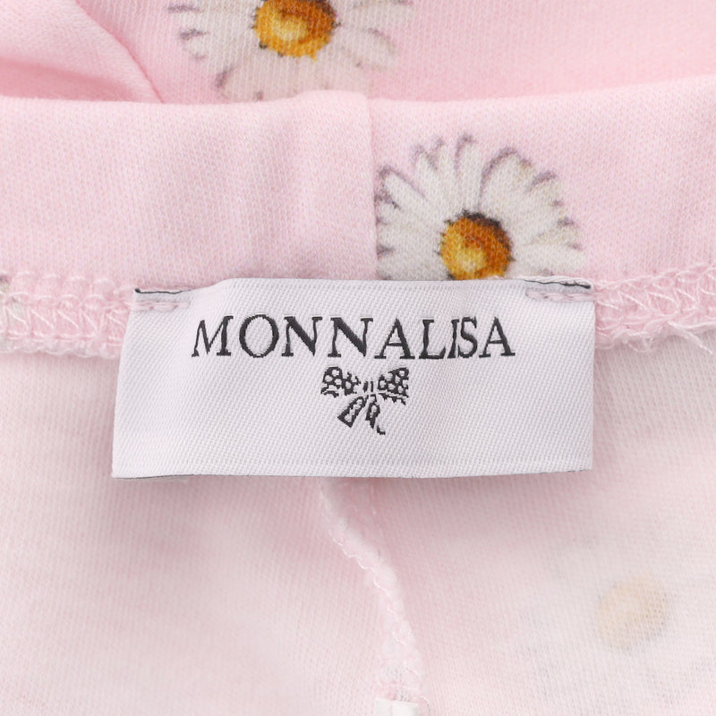 Monnalisa Baby Girl Cotton Daisy Print Leggings. Size 6M