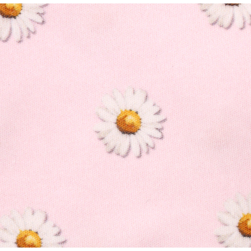 Monnalisa Baby Girl Cotton Daisy Print Leggings. Size 6M
