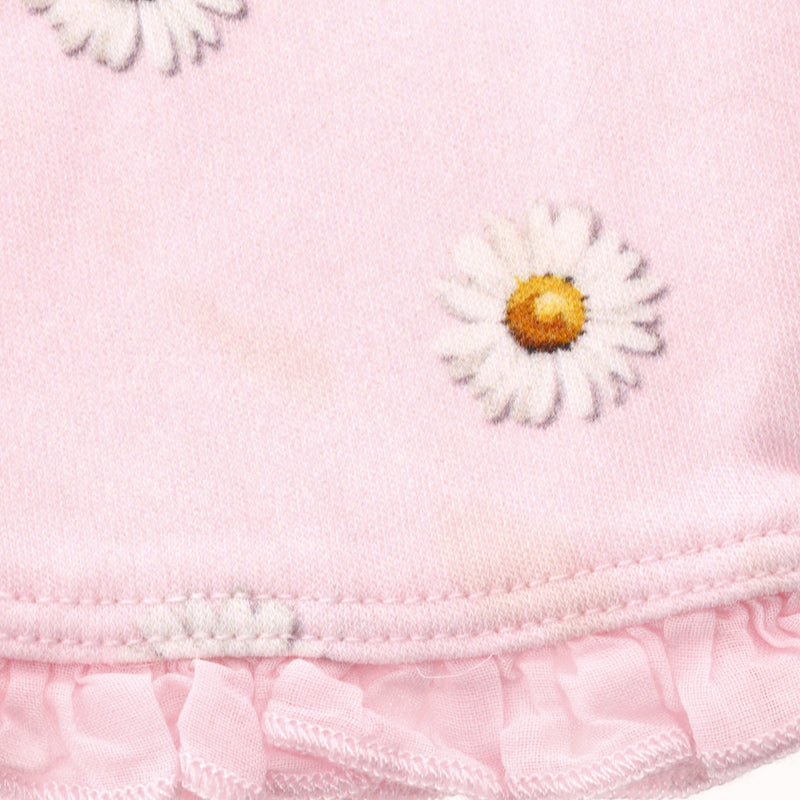 Monnalisa Baby Girl Cotton Daisy Print Leggings. Size 6M