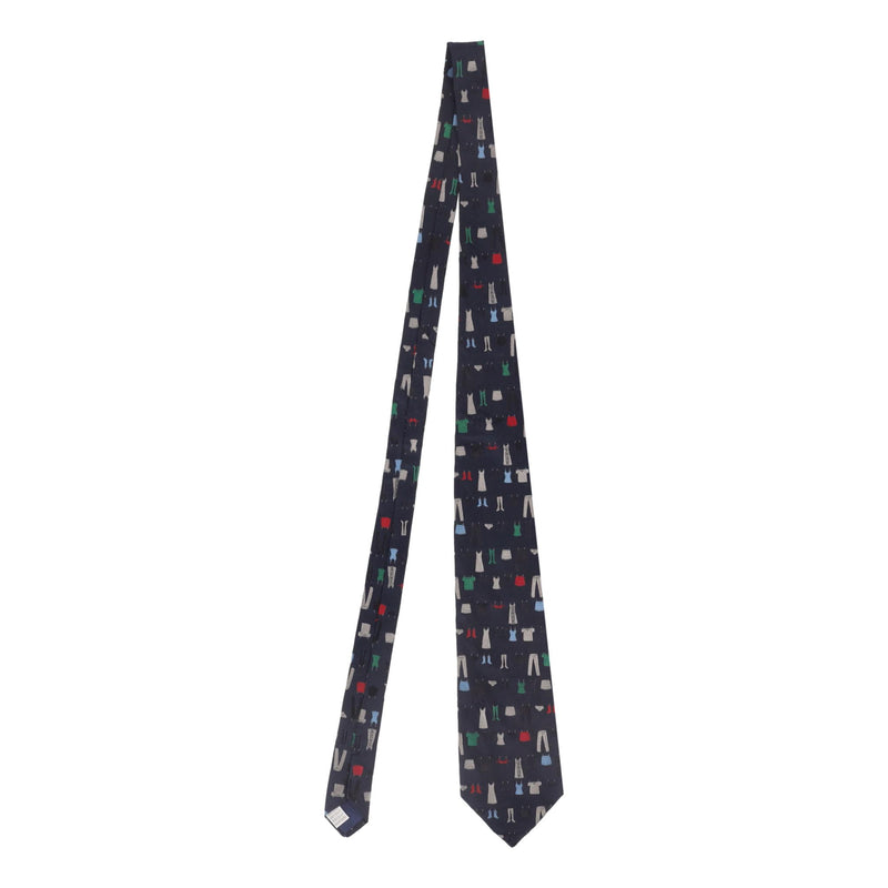 Moschino Embroidered Silk Tie