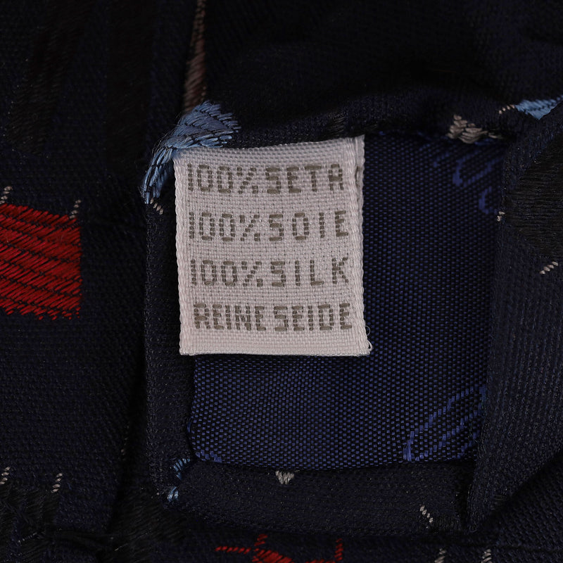 Moschino Embroidered Silk Tie