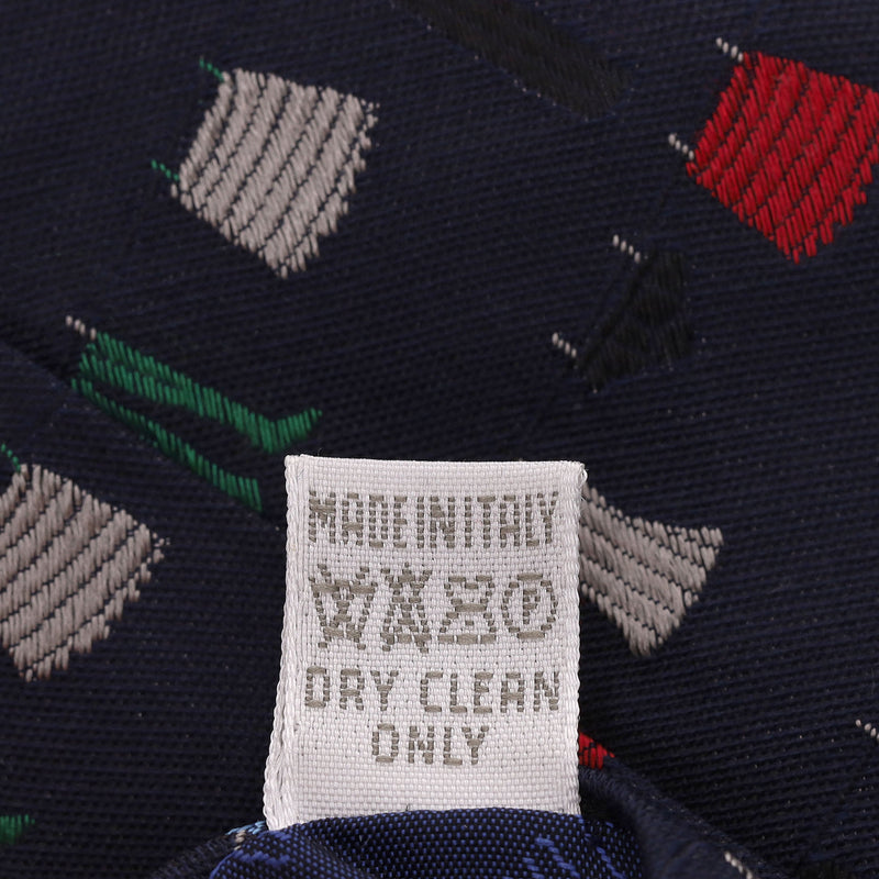 Moschino Embroidered Silk Tie