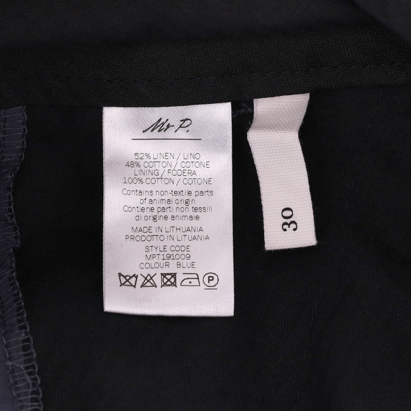 Mr P. Tapered Linen & Cotton Blend Trousers. Size 30