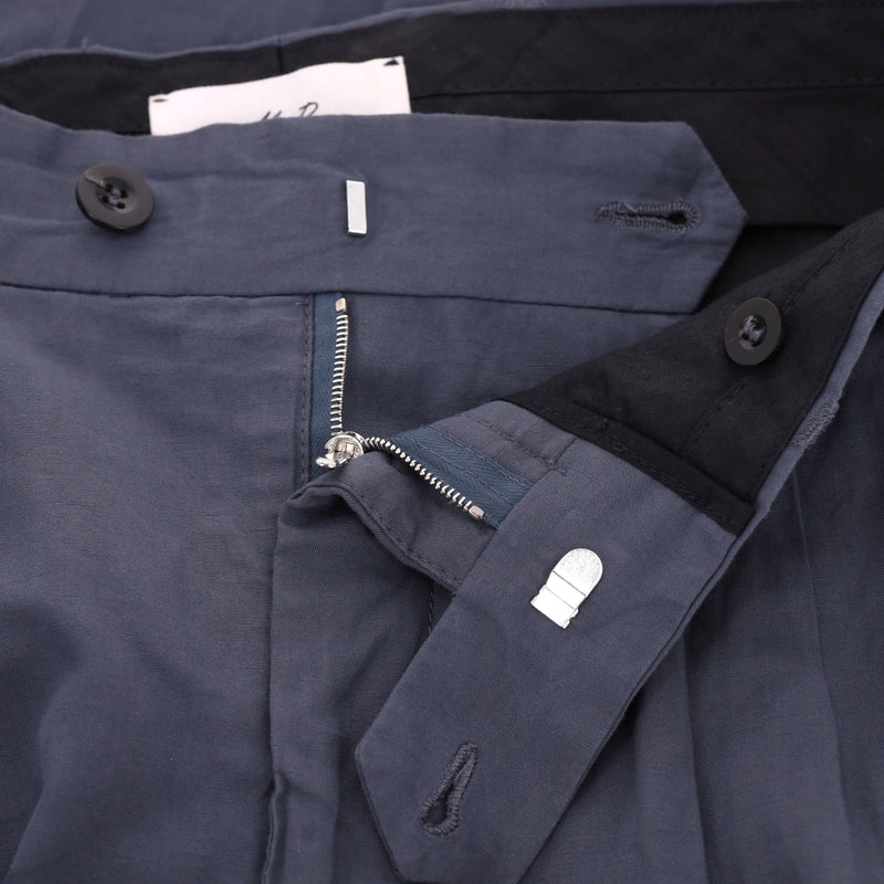 Mr P. Tapered Linen & Cotton Blend Trousers. Size 30