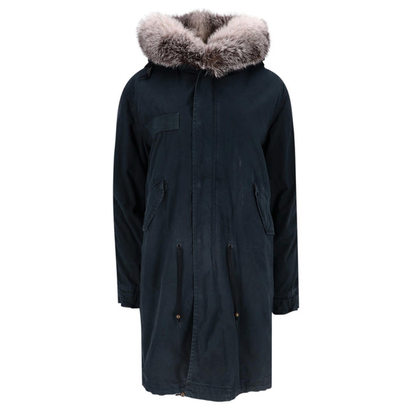 Mr & Mrs Fox Fur Lined Hooded Parka Coat/Jacket. Size XS