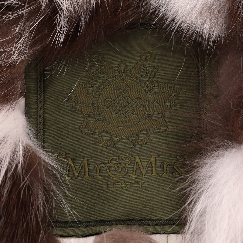 Mr & Mrs Fox Fur Lined Hooded Parka Coat/Jacket. Size XS