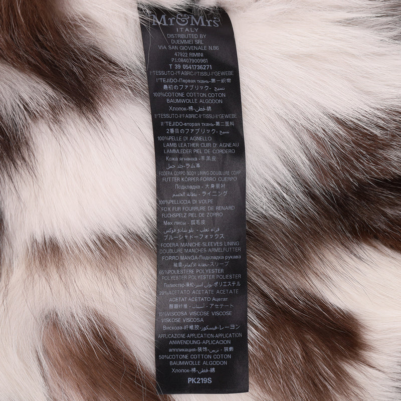 Mr & Mrs Fox Fur Lined Hooded Parka Coat/Jacket. Size XS