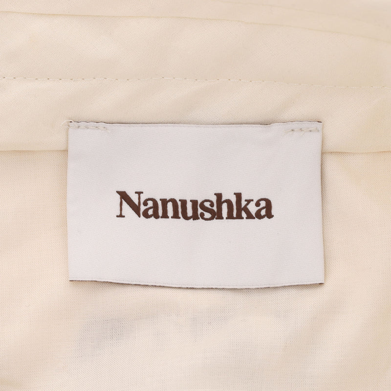 Nanushka Floral-Print Satin Shirt & Trousers Suit/Set. Size S