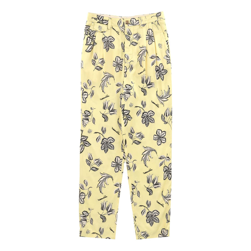Nanushka Floral-Print Satin Shirt & Trousers Suit/Set. Size S