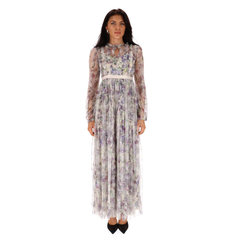 Needle & Thread Floral Tulle Maxi Dress. Size 8UK