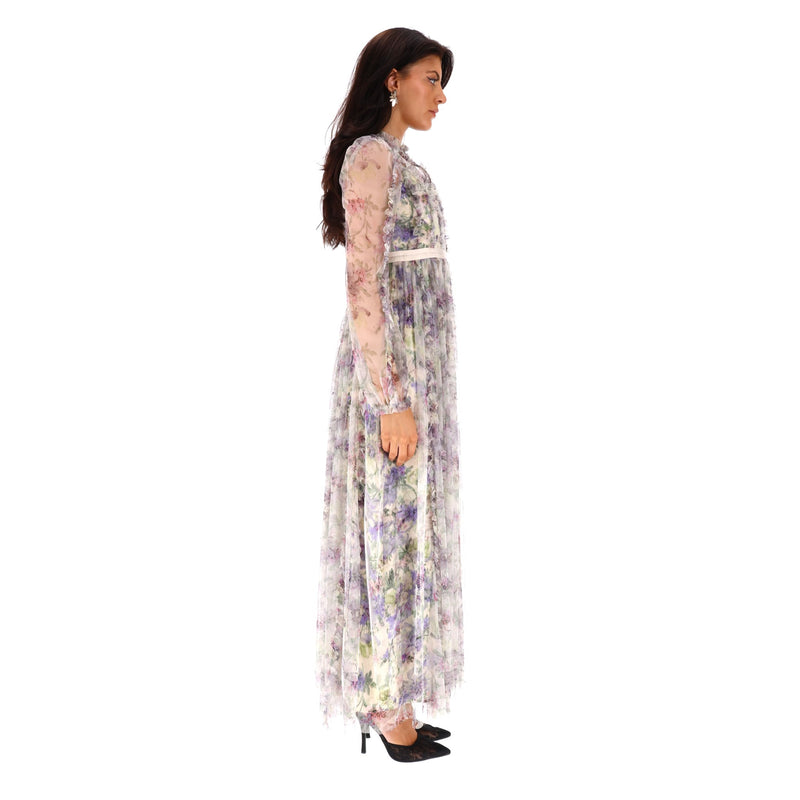 Needle & Thread Floral Tulle Maxi Dress. Size 8UK