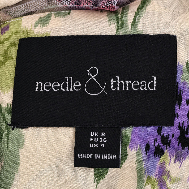Needle & Thread Floral Tulle Maxi Dress. Size 8UK