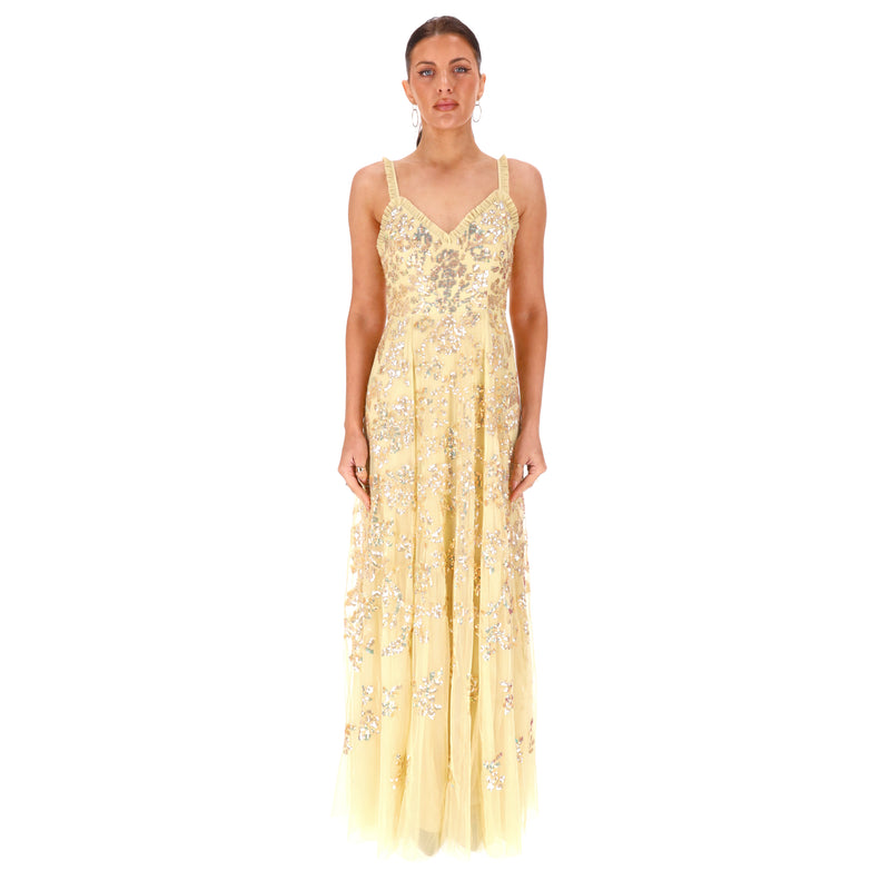 Needle & Thread Sequin Embellished Evening Dress/Gown. Size 10UK