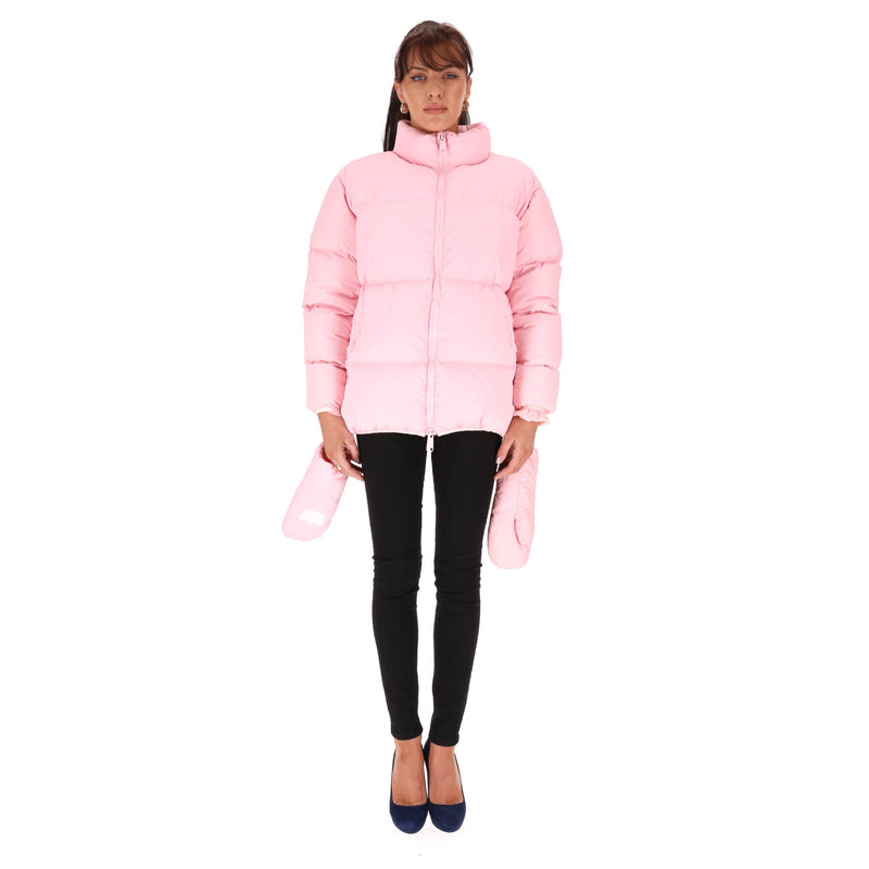 Nicopanda Uptown Puffer Down Jacket With Mittens. Size XS