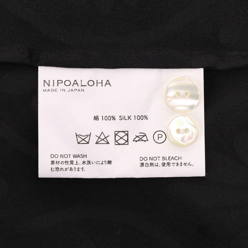 Nipoaloha Silk Jacquard Shirt. Size S