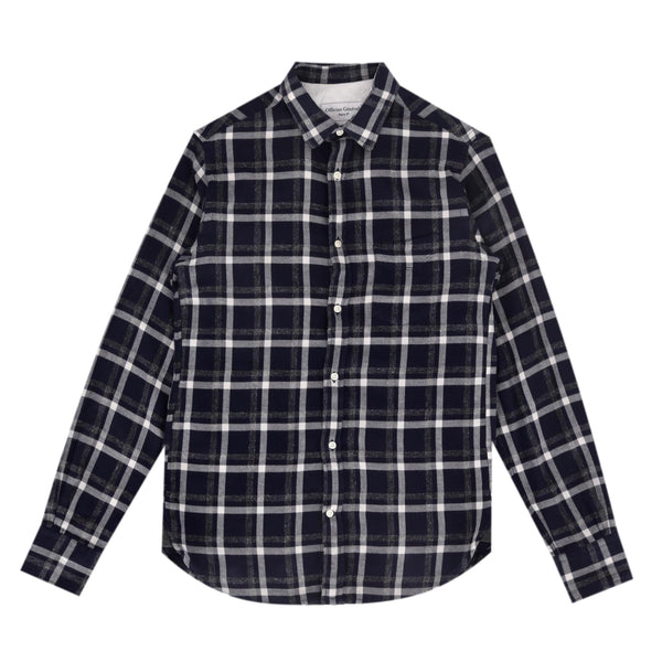 Officine Generale Plaid Check Cotton Shirt. Size XS