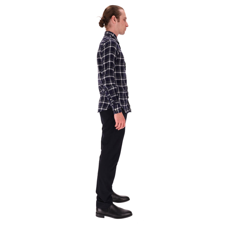 Officine Generale Plaid Check Cotton Shirt. Size XS