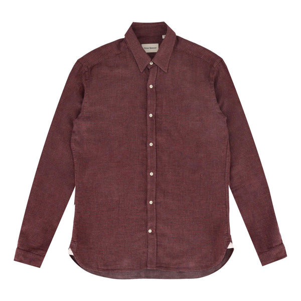 Oliver Spencer Cotton Classic Shirt. Size 14.5