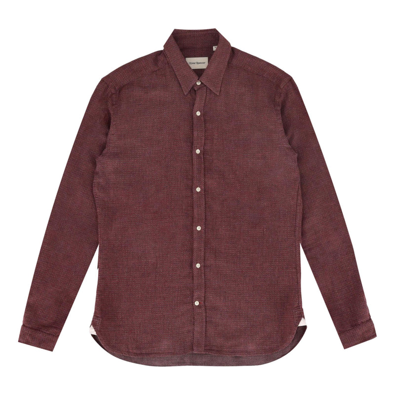 Oliver Spencer Cotton Classic Shirt. Size 14.5