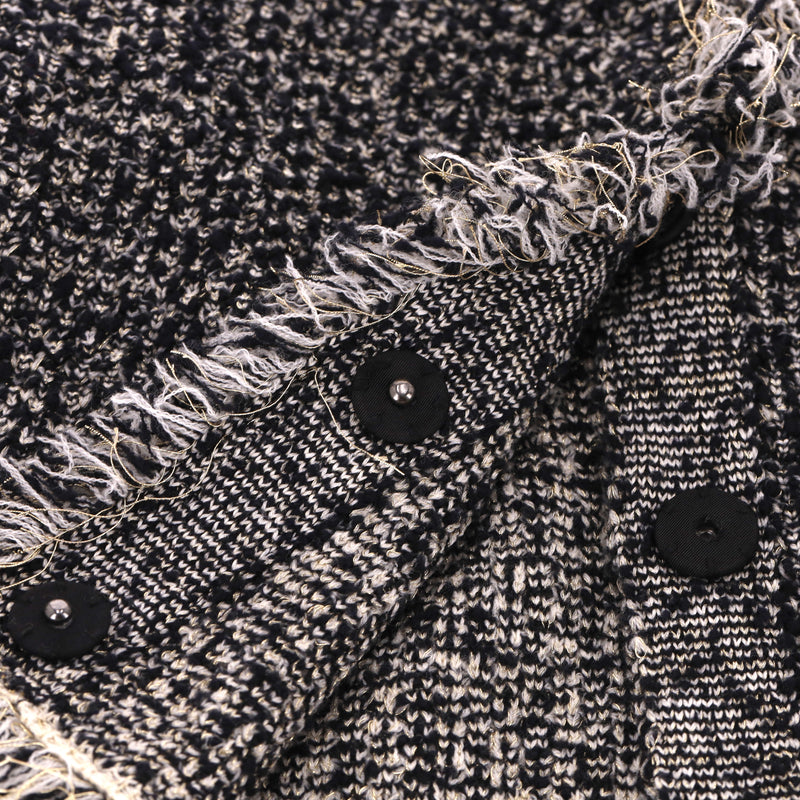 Oscar De La Renta Wool Boucle Dress & Jacket Two-Piece Set. Size S/M