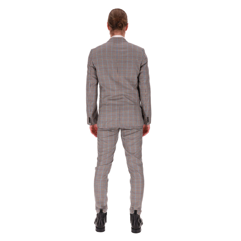Paul Smith Wool & Silk Blend Checked Suit. Size 48IT