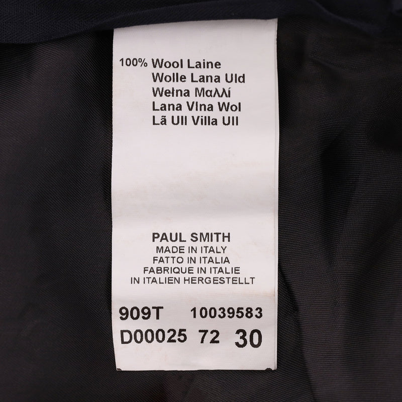 Paul Smith Tapered-Fit Wool Trousers. Size W30