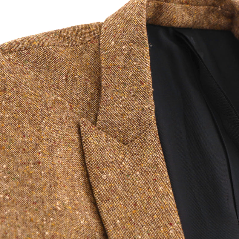 Petar Petrov Single-Breasted Tweed Wool Blazer.Size 34
