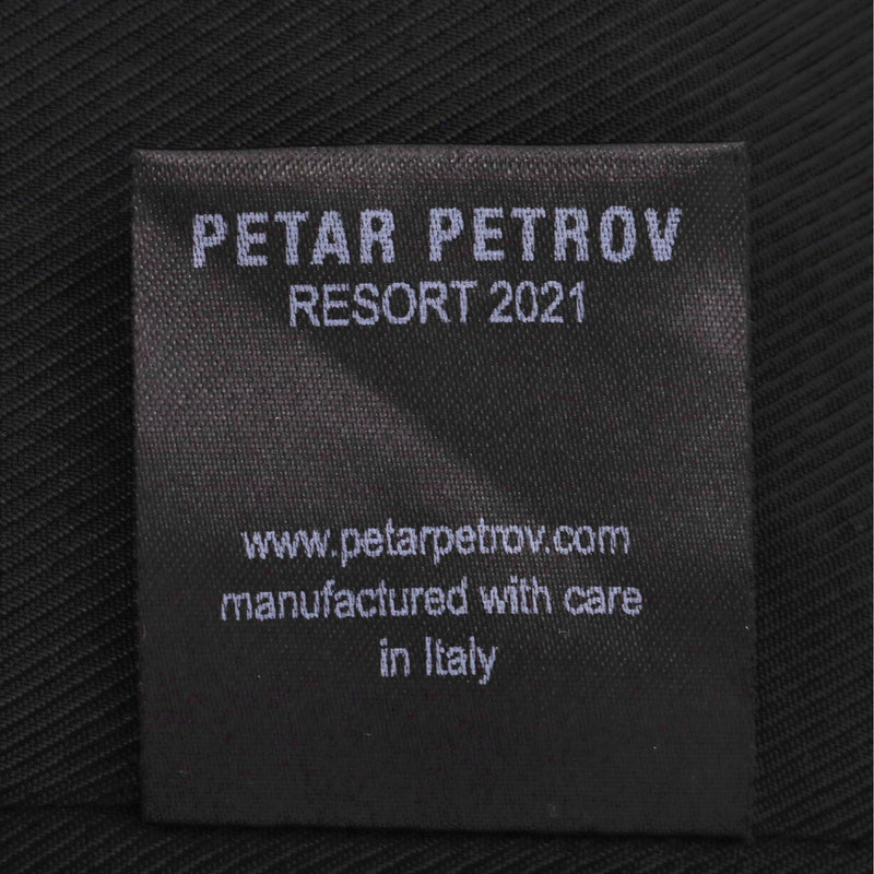 Petar Petrov Single-Breasted Tweed Wool Blazer.Size 34