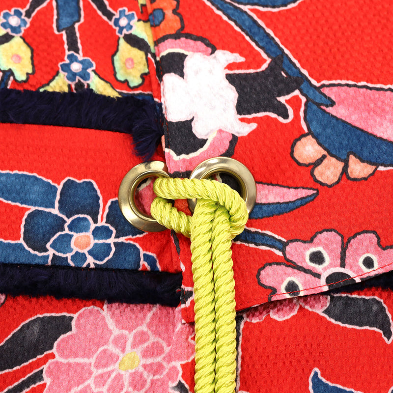 Peter Pilotto Raffle Wrap Silk Dress. Size 8UK