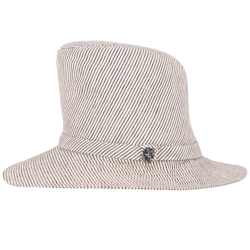 Philip Treacy Linen Hat