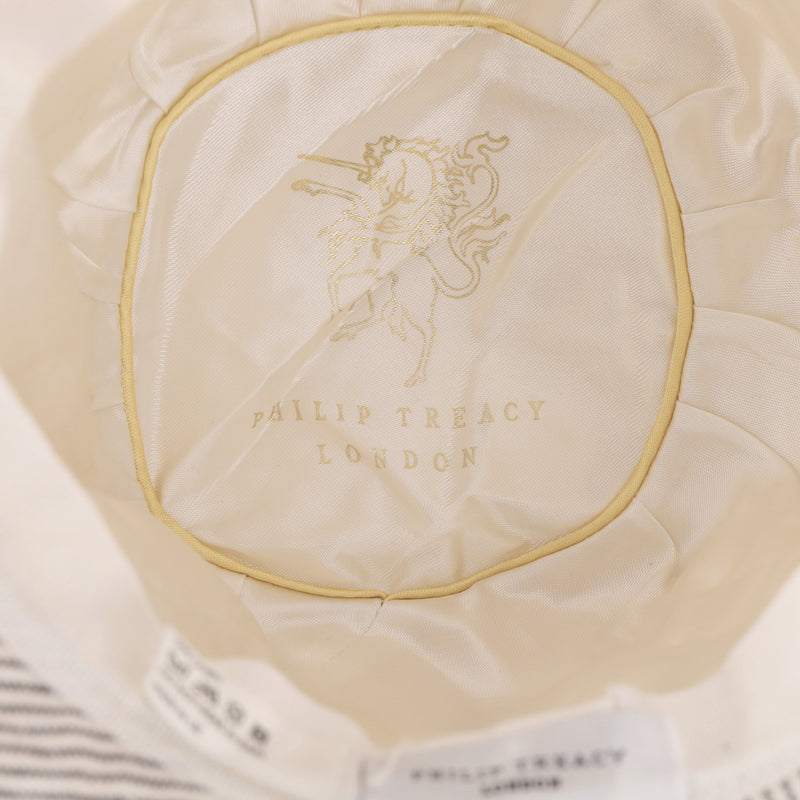 Philip Treacy Linen Hat