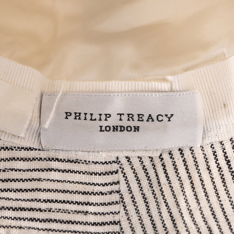 Philip Treacy Linen Hat