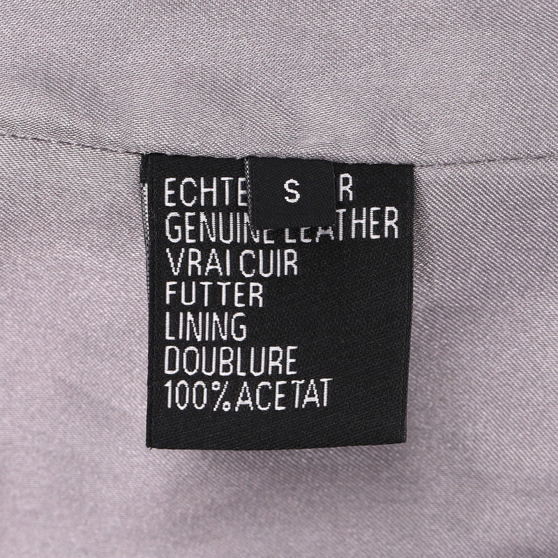 Philipp Plein Ltd Edition Logo Leather Trench Coat. Size S