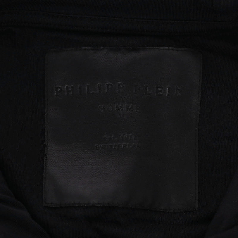 Philipp Plein Cotton Logo Hoodie. Size L