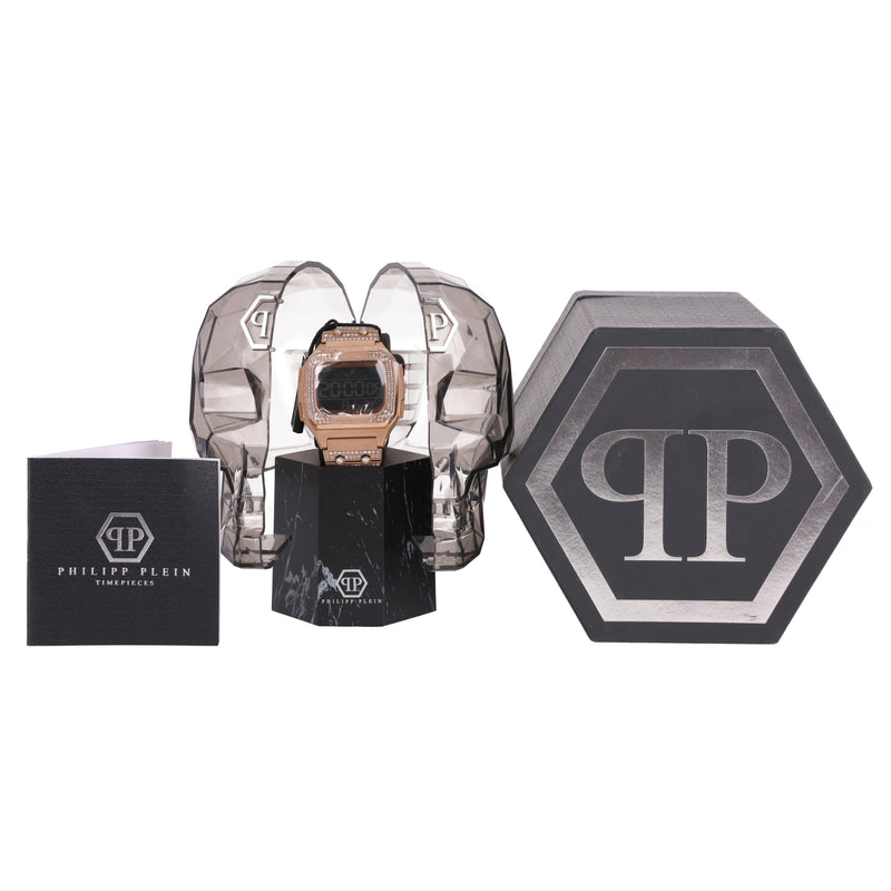 Philipp Plein Hyper Shock Stainless Steel & Crystal Watch In Rose Gold