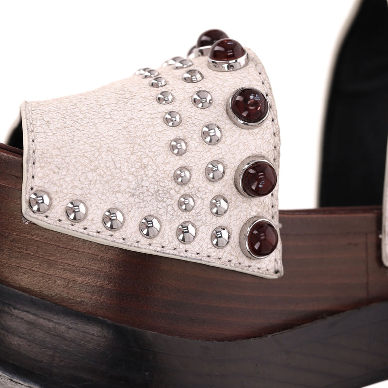 Phillip Lim Nashville Studded Leather Platform Sandals. Size 36