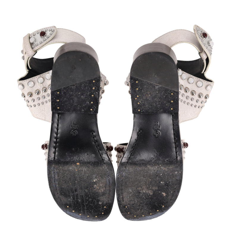 Phillip Lim Nashville Studded Leather Platform Sandals. Size 36