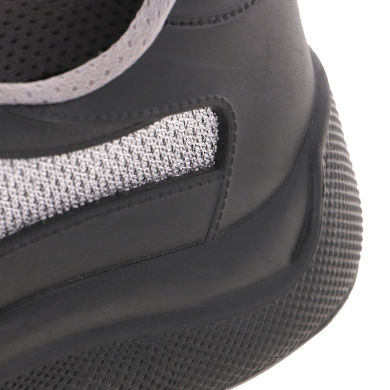 Prada America's Cup Rubber & Mesh Sneakers. Size 43