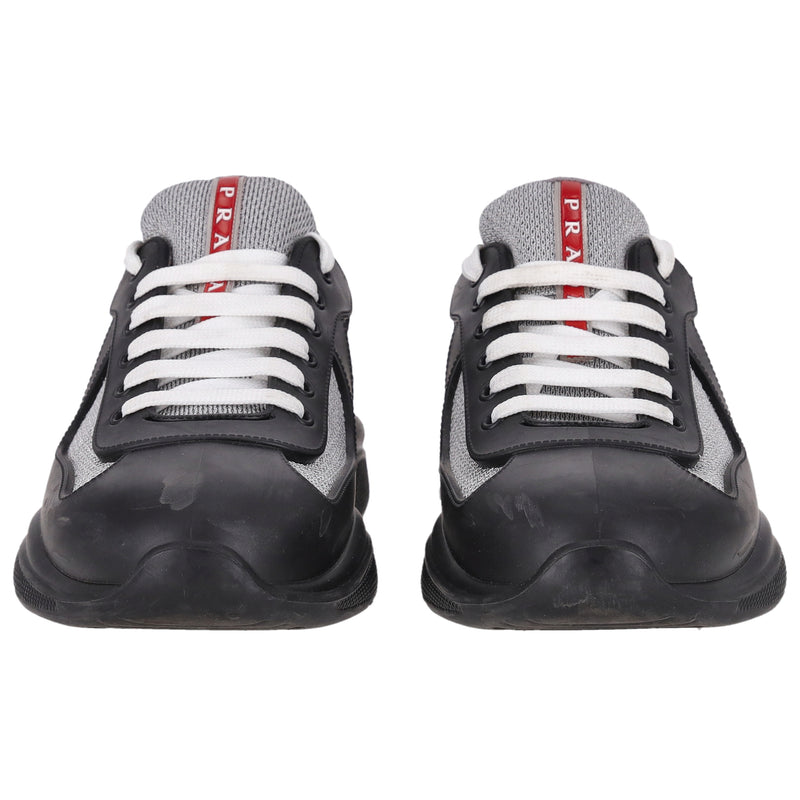 Prada America's Cup Rubber & Mesh Sneakers. Size 43