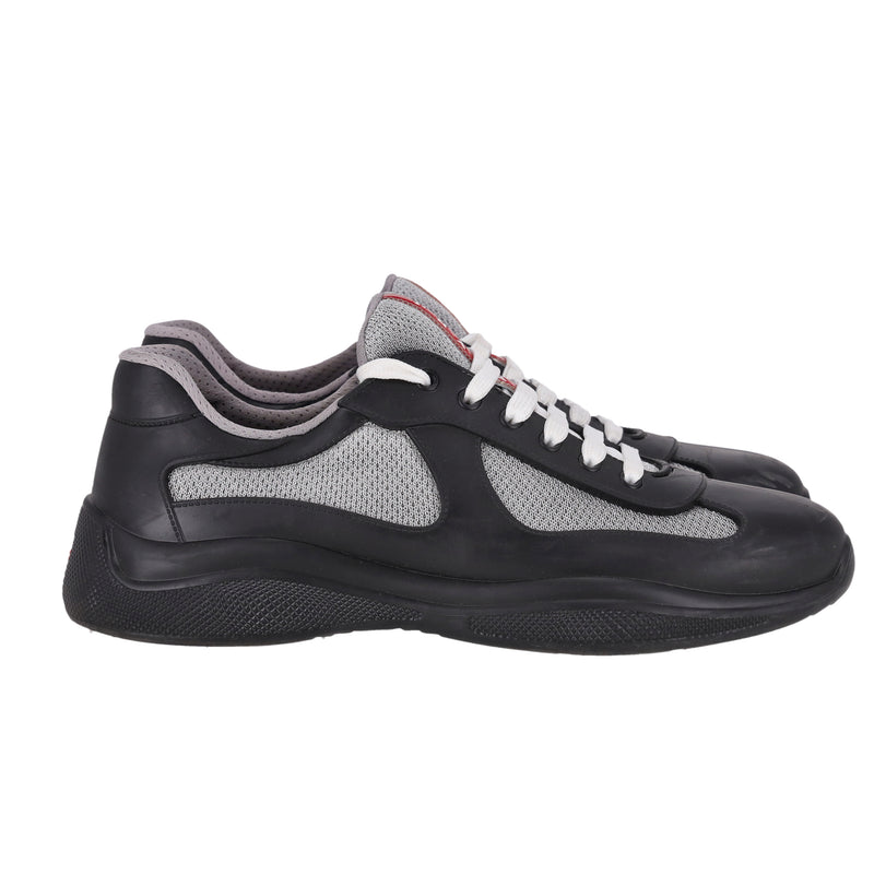 Prada America's Cup Rubber & Mesh Sneakers. Size 43